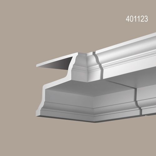Pice-Raccord Angle Interne Profhome 401123 Moulure Exterieure lement Angulaire lment De Faade Style No-Classicisme Blanc