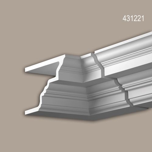 Pice-Raccord Angle Interne Profhome 431221 Moulure Exterieure lement Angulaire lment De Faade Style No-Classicisme Blanc