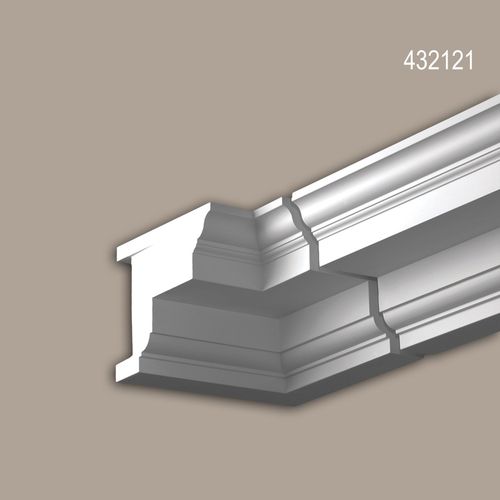 Pice-Raccord Angle Interne Profhome 432121 Moulure Exterieure lement Angulaire lment De Faade Style No-Classicisme Blanc