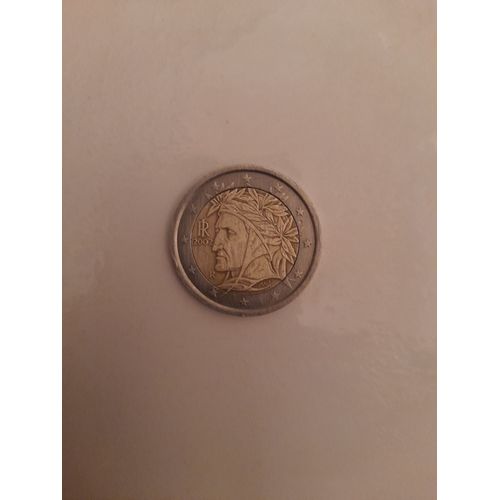 pièce de 2 euros rare 2002 dante alighieri prix