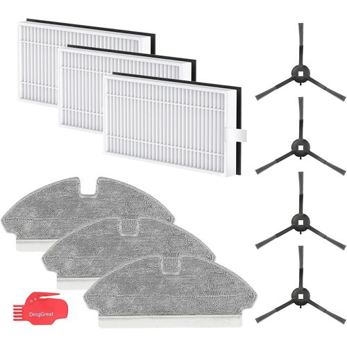 Pices De Rechange Pour Robot Aspirateur Dreame Mova M1, Accessoire Pour Robot Aspirateur Dreame Mova M1 (Filtre, Essuie-Glace Latral, Serpillre, 10 Pices)[SSE7111147]