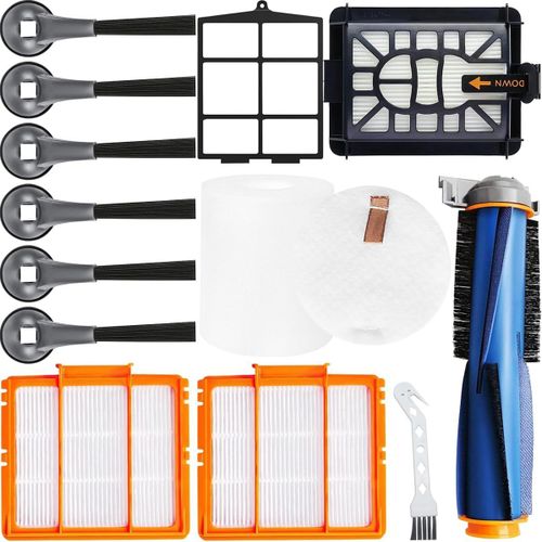 Pices De Rechange Pour Shark Ai Ultra 2-En-1 Robot Aspirateur Auto-Videur Rv2600Wseu / Rv2500Seu, Kit D'Accessoires Brosse Principale Filtre Brosse Latrale Pr-Filtre Filtre Prim[SSE7112887]