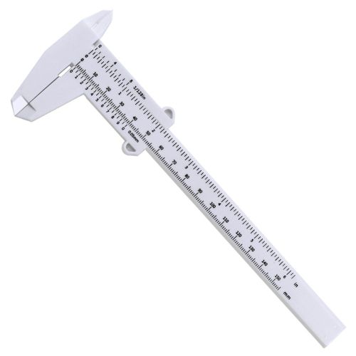 Pied  Coulisse Pour Le Travail Des Mtaux Et Du Bois, Outil De Mesure, Double chelles 0-150mm, En Plastique, Pour tudiant, Bricolage, Papier, Artisanat Du Bois