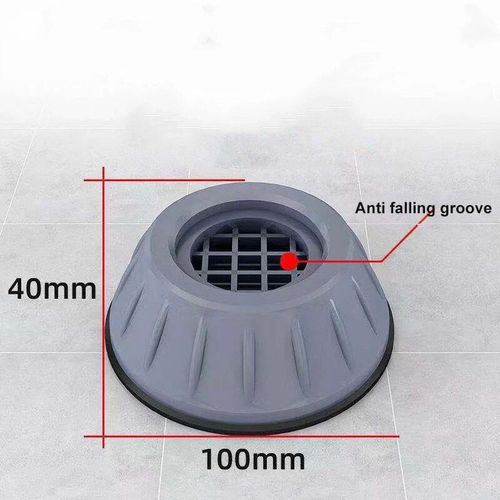 Pied  Tapis de Caoutchouc Anti-Vibration pour Machine  Laver, Tampons, Sche-Linge, Universel, pour Mobilier Fixe, 4 Pices