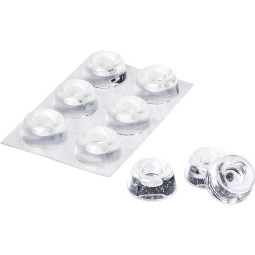 Pied D'appareil 3m Sj 5309 Mpcb Autocollant, Rond Transparent ( X H) 22.3 Mm X 10.1 Mm 6 Pc(S)