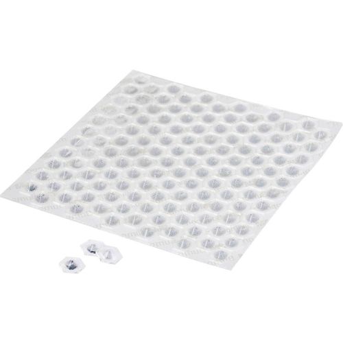 Pied D'appareil 3m Sj 6553 Mpcb Autocollant, Trapzodale Transparent ( X H) 11 Mm X 3.05 Mm 132 Pc(S)