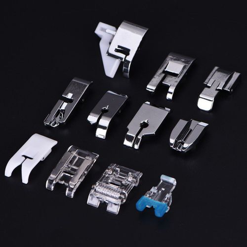 Pied De Machine  Coudre Avec Fermeture clair En Fer, 11 Pices/Ensemble Pieds, Mini Machine  Coudre Multifonctionnelle, Ensemble De Pieds Presseurs, Outils De Couture