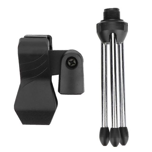 Pied de micro micro Support de trpied portable Support de bureau rglable en alliage de zinc