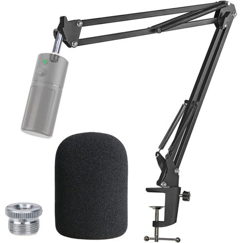 Pied de Micro Razer Seiren X Support avec Bonnette - Razer Seiren X Bras de Micro avec Anti Pop en Mousse par