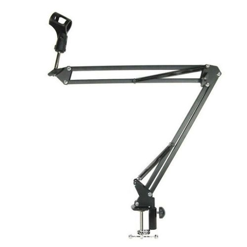 Pied de micro, support  ciseaux  perche de suspension de microphone, rglable, pour la diffusion en studio, et TV S