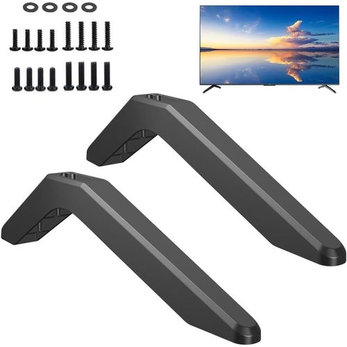 Pied TV Universel, Pieds de Pidestal de Base TV Universels, Support TV Universel Compatible avec Plupart des Tlviseurs LED LCD de 32, 40, 49, 50, 55 Pouces, Pieds de Meuble TV avec Vis.[S864]