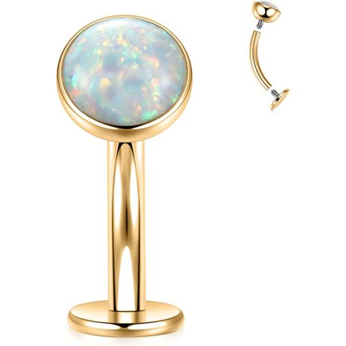 Piercing De Nombril En Titane 14 G - Bijoux De Nombril Vch - Bijoux De Nombril Vch - Bijoux De Piercing De Nombril Filets  L'intrieur - Tige  Dos Plat