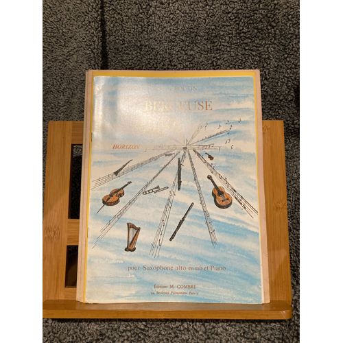 Pierre Boutin Berceuse Pour Saxophone Alto Et Piano Partition ditions Combre