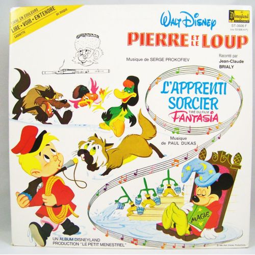 Pierre Et Le Loup - L'apprenti Sorcier - Racont Par Jean-Claude Brialy Musique Prokofiev Dukas
