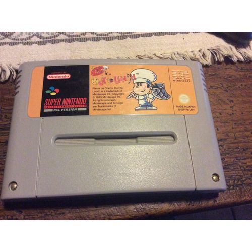 Pierre Le Chef Is Out To Lunch - Super Nintendo Snes