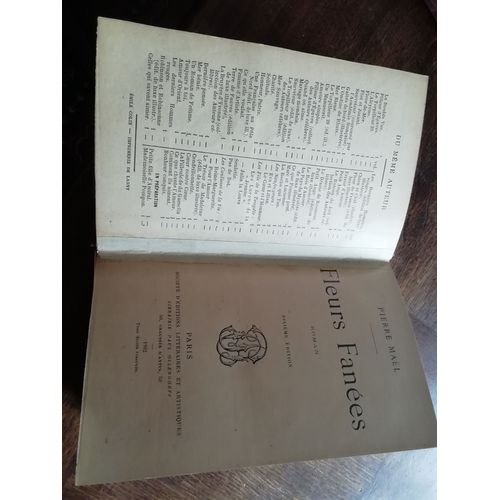 Pierre Mael, Fleurs Fanes, 10eme dition, 1902.   