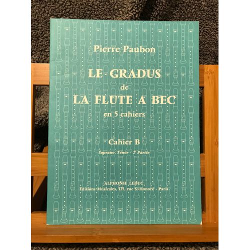 Pierre Paubon Gradus De La Flute A Bec Mthode Partition Cahier B d. Leduc