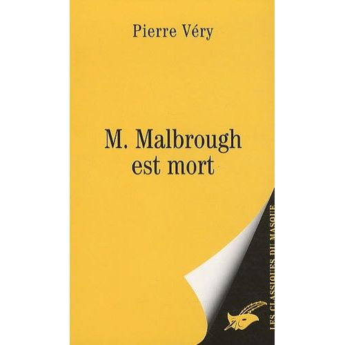 M. Malbrough Est Mort   de Vry Pierre  Format Poche 