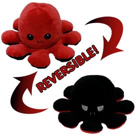 Pieuvre Peluche Reversible Pieuvre En Peluche Poupee Reversible En Peluche Double Face Flip Animal Lovely Baby Toys Rakuten