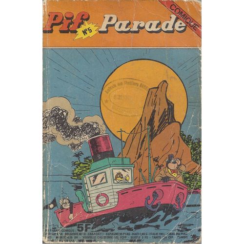 Pif Parade Comique 5 - Editions Vaillant - Septembre 1978