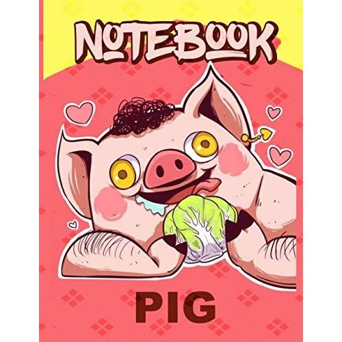 Pig Journal Notebook: Lined Notebook (Diary, Notebook)) - Large (8.5 X 11 Inches) - 120 Pages (Chinese 12 Zodiac Notebook)   de Notebook, Zaiwen  Format Broch 