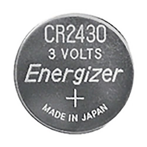 Pile Bouton Au Lithium Cr2430 | 3 V Cc | 320 Mah | 2-Blister | Argent