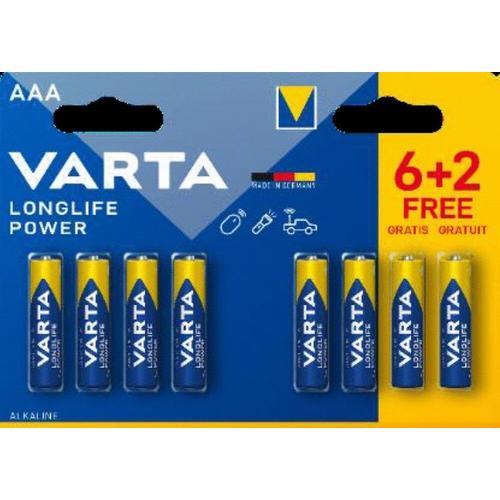 Varta High Energy 6+2 - Batterie 8 x AAA