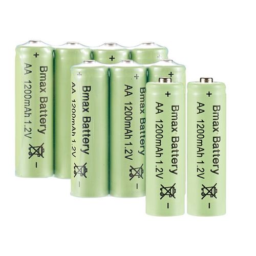 Piles rechargeables AA 5 1200mAH 1.2V Piles rechargeables 500 cycles Piles rechargeables NiMH 4 pcs