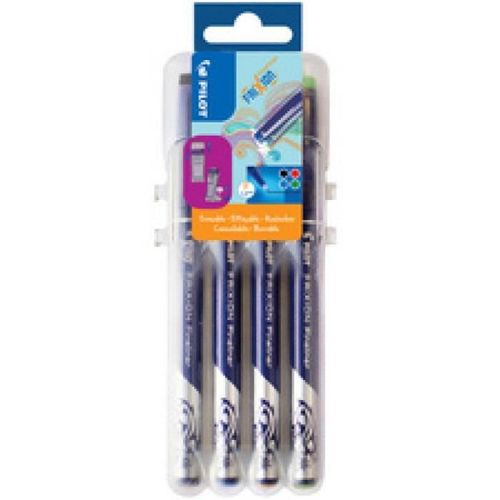 Pilot Pilot Stylo Feutre Fineliner Frixion Evolutive Set, tui 4 Noir Noir Noir