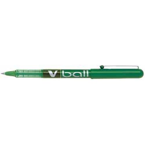 Pilot Roller V-Ball Largeur De Trait 0,3 Mm, Vert 12 Unit(S)