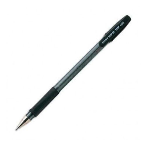Pilot Stylo  Bille Pointe Extra-Large Encre Noire Corps Cristal Avec Grip Antidrapant + Capuchon Bps-Gp