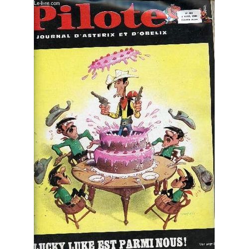 Pilote - Le Journal D Astrix Et Oblix N441 4 Avril 1968 10e Anne - L Histoire De France En 80 Gags Par Reiser Et Pouzet - Achille Talon Cerveau Choc Par Greg Le Suie Tmoin Drle - Mais Si On Peut(...)   