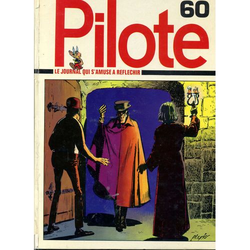 Pilote - Le Nouveau Pilote Album N60 - Le Journal Qui S'amuse  Rflechir- Reliure Recueil Du Journal Pilote N60 (10 Fascicules Relis : NS 638  647) - Reliure N60 (Cartonnage Blanc diteur)
