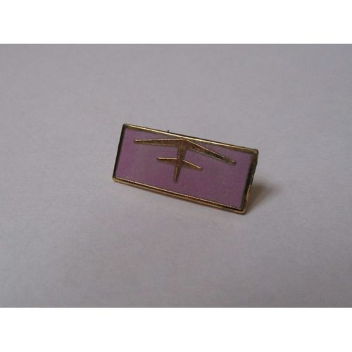 Pin's Avion / Logo Sign Aroport Grenoble Saint Geoirs (Egf) Longueur: 2 Cm