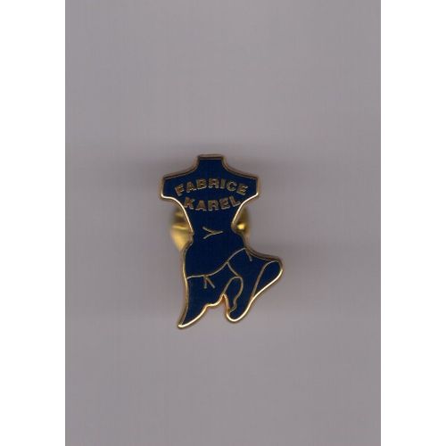 Pin's Mode Vtements / Fabrice Karel (Version Bleue Sign Arthus Bertrand)