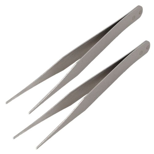 Pince  piler Droite Argente  Pointe Fine, Ton Pointu, 4 Po, 1/2 Po, 2 Pices