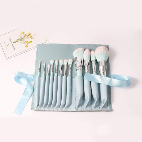 Pinceaux De Maquillage Set 12 Pcs Brosses De Maquillage Synthtiques De Qualit Suprieure Manche En Bois Pour Les Fond De Teint Blush Fard  Paupires Sourcils Kits De Pinceau
