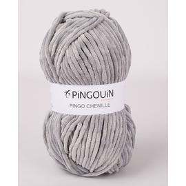 Pingouin - Pelote de Laine Pingo Chenille de 100g - Laine à Tricoter - 100%  POLYESTER - Aiguille n°6 - Couleur SOURIS