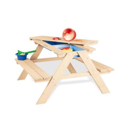 Pinolino Ensemble De Table Et Banc Naturel Entirement Massif Pica Non Trait