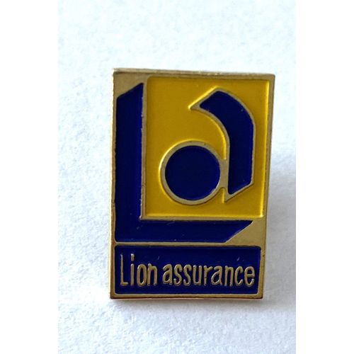 Pins Banque Credit Lyonnais Lion Assurance / Logo