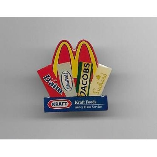 Pins Mc Donald's Mac Do Kraft Daim Philadelphia Jacobs Suchard