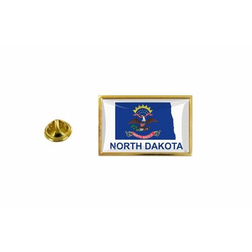 Pins Pin Badge Pin's Drapeau Pays Carte Usa Dakota Du Nord