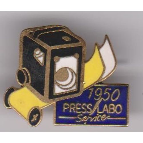 Pins Press Labo Service 1950 (Sign Presslabo) 2x2.5 Cm