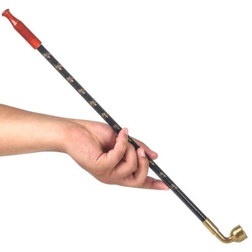 Pipe  Tabac Traditionnelle Faite  La Main,Petite Pipe Chinoise  Longue Tige,Pot  Tabac  L'ancienne- 35cm[A80747]