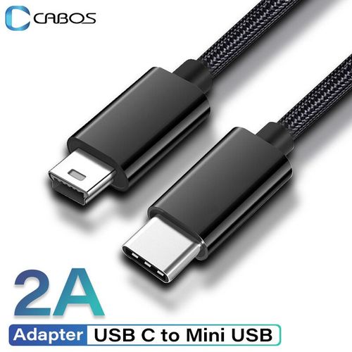 Pipeline-Adaptateur USB Type-C vers Mini-USB,cble Thunderbolt 3 Mini USB,MacPlePro,lecteur MP3,appareil photo HDD - Type 1m