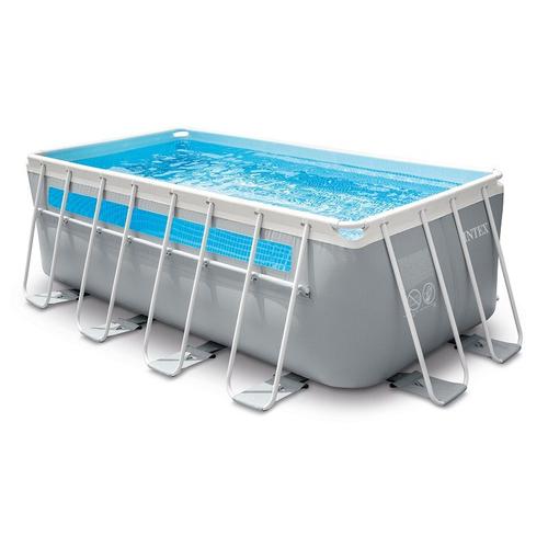 Piscine Tubulaire Rectangulaire Intex Prism Frame Clearview 4 X 2 X 1,22 M