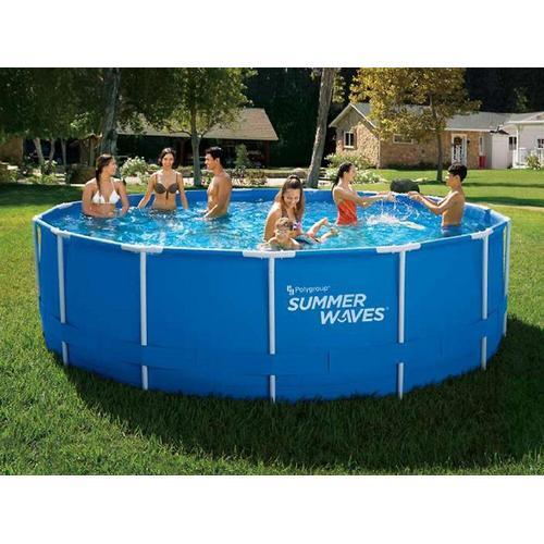 Piscine Tubulaire Ronde Active Frame Pool 4,57 X 1,22 M - Summer Waves