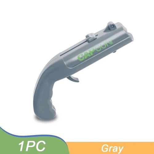 Pistolet  Capuchon Portable,Lanceur De Capuchon Volant Cratif,Ouvre-Bouteille De Bire,Outil De Bar,Clics D'ouverture,En Forme De Pistolet - Type Grey #A