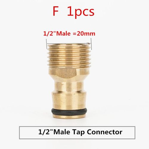 Pistolet  Eau Allergique Rapide,Robinet En Laiton,Connecteur Ple,Raccords De Tuyau,Outils D'arrosage De Jardin,1/2 
