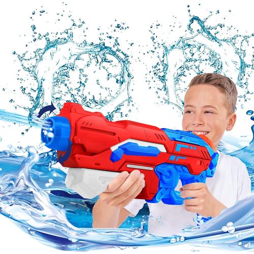 Pistolet A Eau Puissant 1200ml Water Gun Porte De 10-11m Fusil A Eau Pour Adulte Et Enfant Pour Jeux D'eau Et De Plage Piscine Cadeau Pour Enfant
